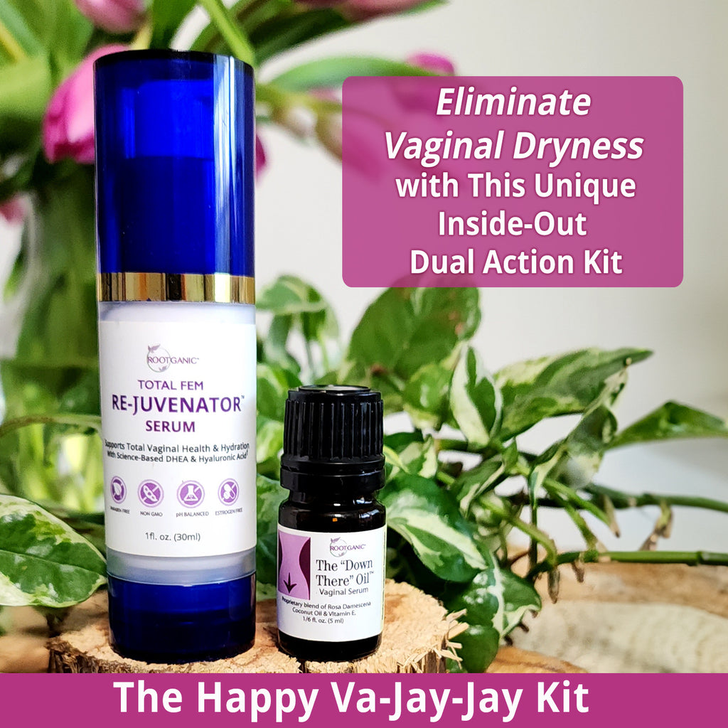 The Complete Happy Va-Jay-Jay Kit - (Down There Oil + Re-Juvenator Serum)