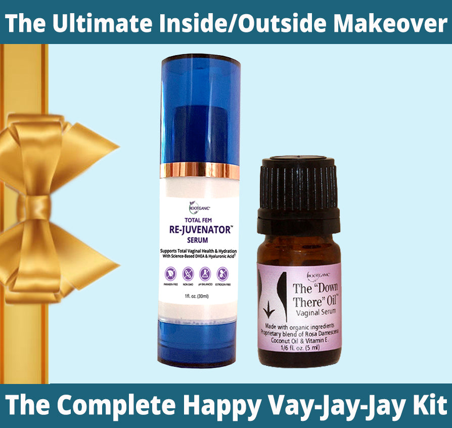 The Complete Happy Va-Jay-Jay Kit - (Down There Oil + Re-Juvenator Serum)