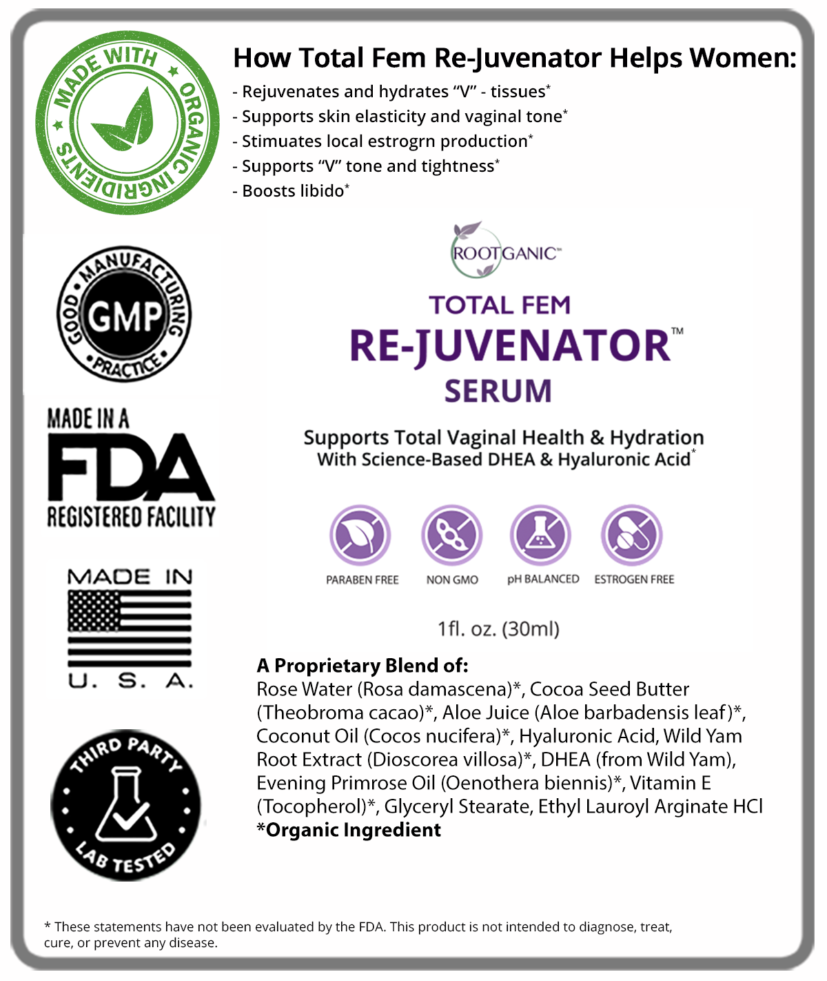 Total Fem Re-Juvenator Serum – store.rootganic